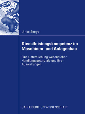 cover image of Dienstleistungskompetenz im Maschinen- und Anlagenbau